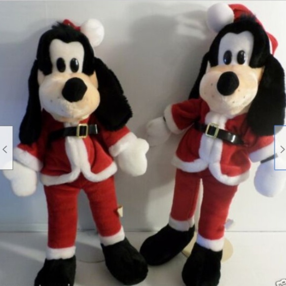Disney GOOFY plush stuffed in Santa Costume 18-in - Picture 9 of 12
